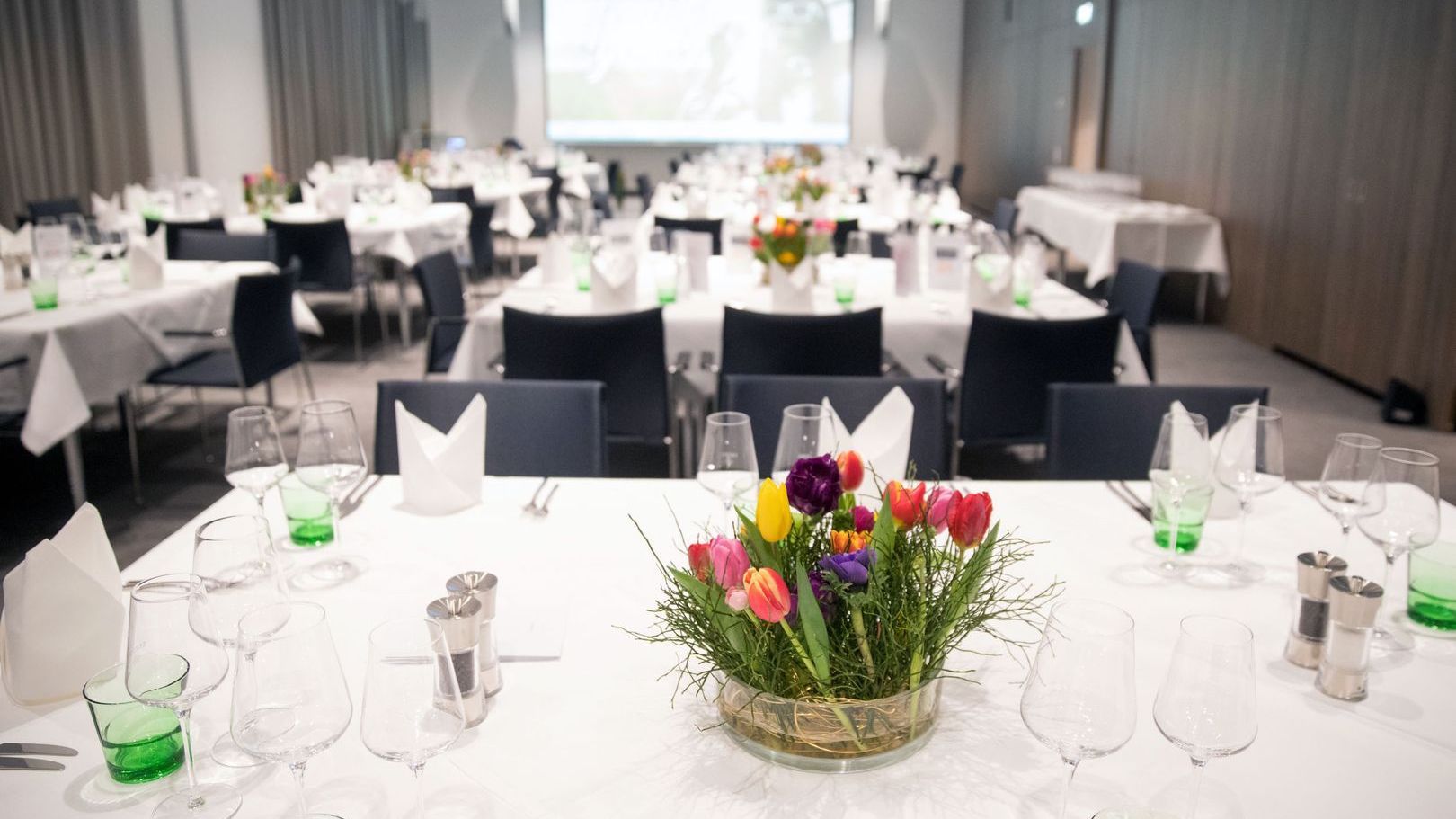 Jubiläumsfeier im Hotel Rainers21 mit Blumendekoration